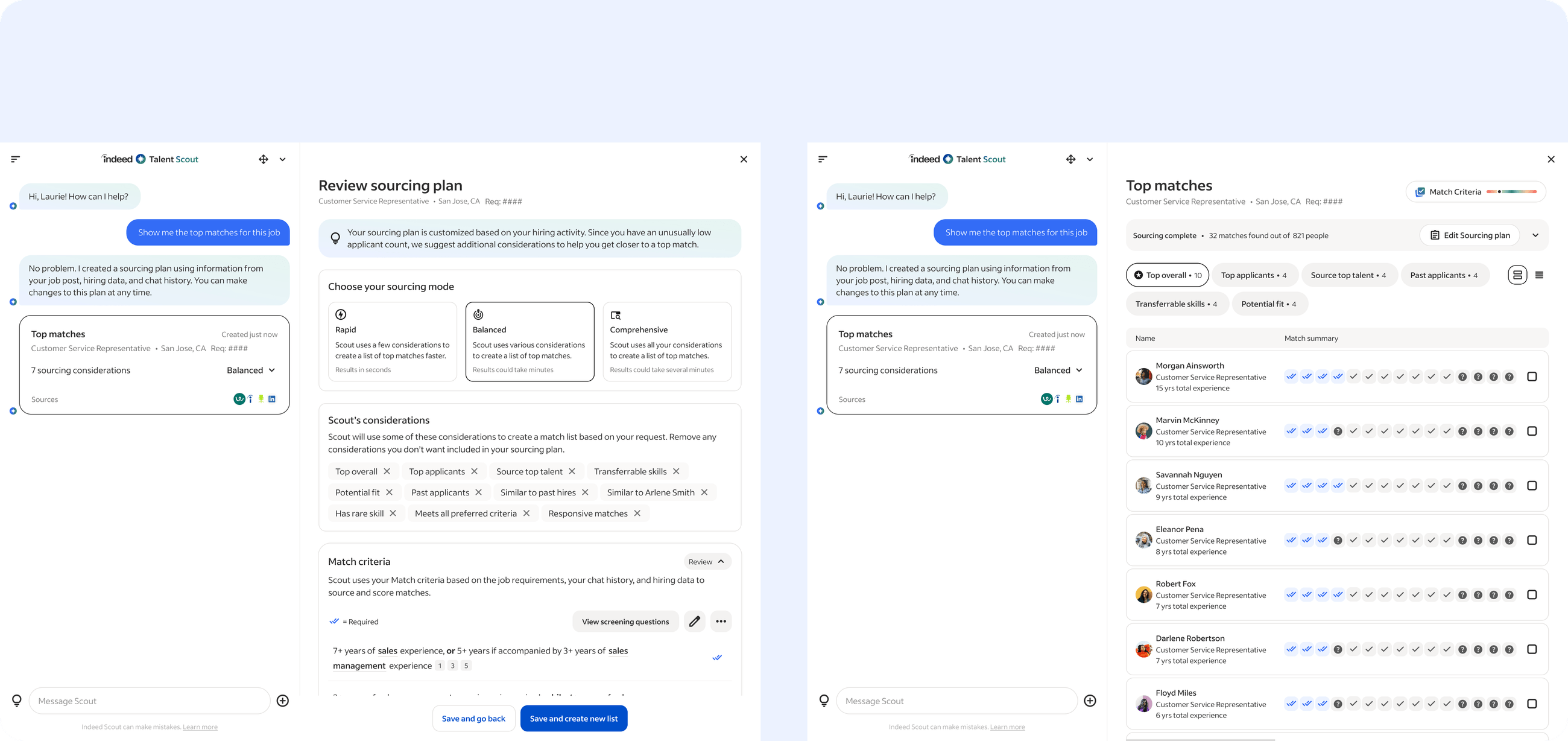 Deep Sourcing ideation and workflow planning