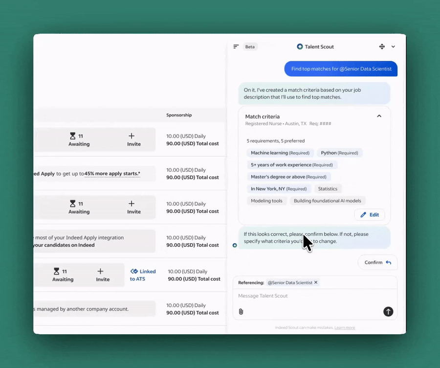 Deep sourcing workflow motion clip 2